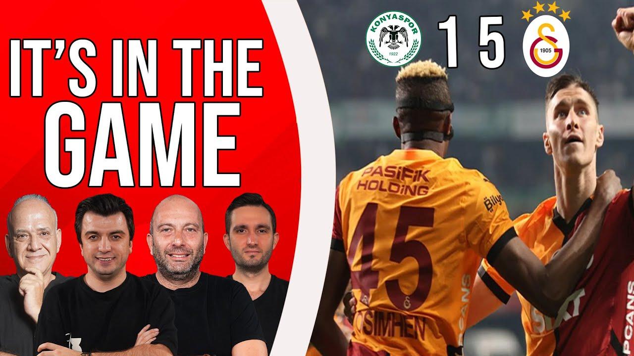 Konyaspor 1-5 Galatasaray Maç Sonu | Bışar Özbey, Ahmet Çakar, Gökhan Dinç ve Samet Süner kapak resmi